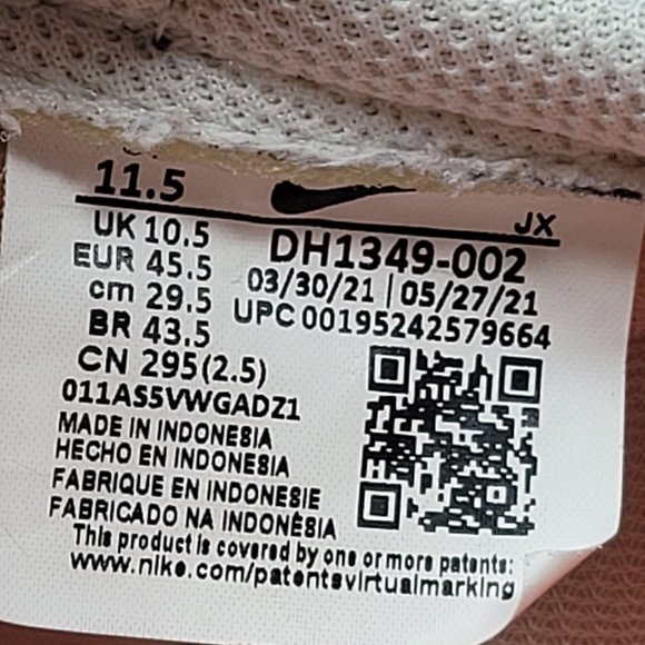 Nike Waffle Trainer 2 Men's Gray Orange Athletic Shoes DH1349-002 US Size 11.5 - Picture 8 of 8